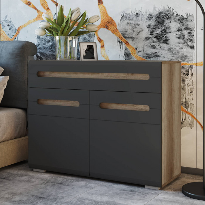 Спальня "Наоми" ТБ-18 дуб каньон/графит