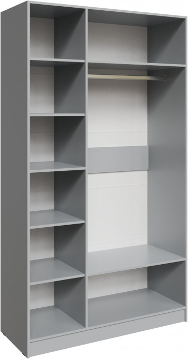 Шкаф Мадрид (1,3) без зеркала, Камень серый