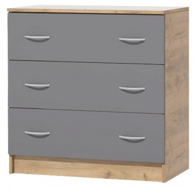 Кэт-7 Комод (Крафт золотой / Графит)