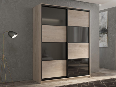 Шкаф-купе Кааппи 13 Кастелло Серый 160х45х230 см