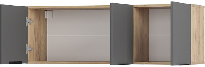 Шкаф навесной "Сандра" ШКН-03 Крафт/Графит