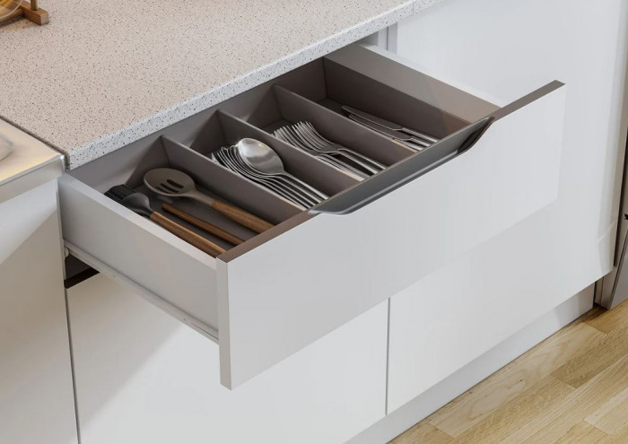 кухня Кайли 1,8м белый/белый