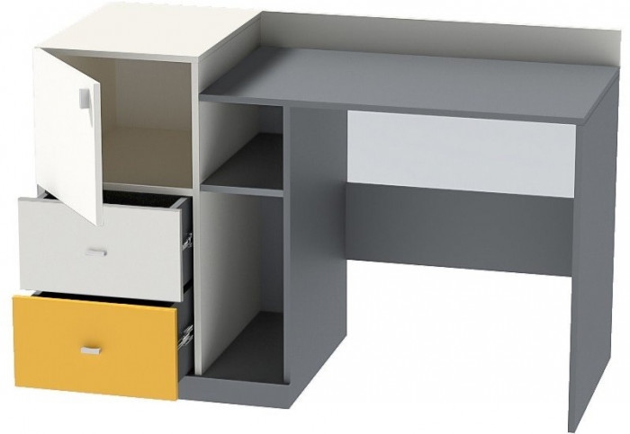 Модульная детская Клео набор 2 (Графит/Миндаль/Океан)