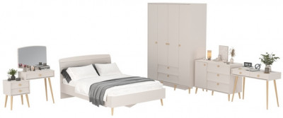 Афина Спальня 16-1400, кашемир серый