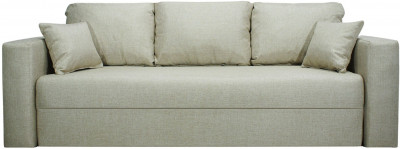 Диван-еврокнижка Ливерпуль, 160х195, пружинный блок, рогожка, бежевый