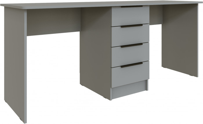 Стол письменный для двоих Мадрид (1,8), Камень серый