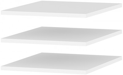 Полка ПЛ-20 (Ш:376 мм х Г:480 мм) для Симпл ШК-13 белый