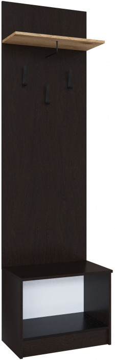 Модульная прихожая Денвер, набор 2, Венге/Дуб делано