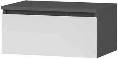 Тумба прикроватная "Шарм" ТБ-11 Графит/ Белый