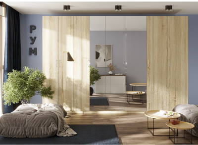 Гардеробная Рум. Комплект 6.2, дуб сонома