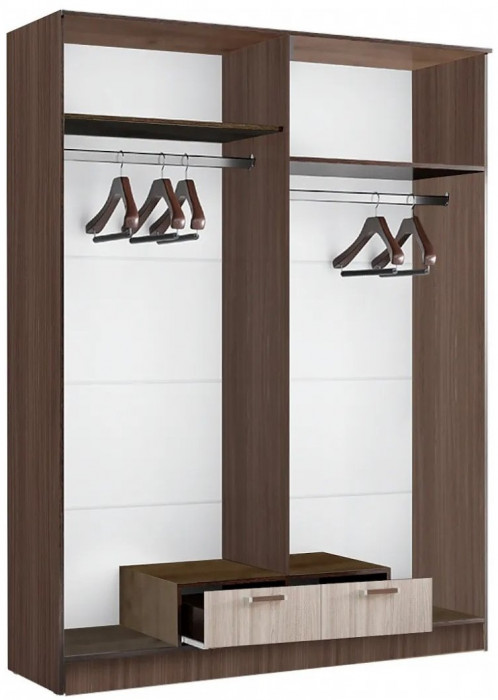 Адель Шкаф 1,6 платяной (Ясень шимо)