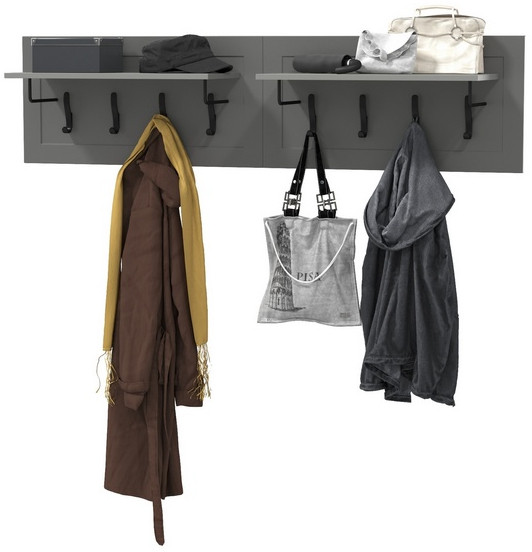 Остин 15.12 Вешалка + 15.12 Вешалка, серый графит