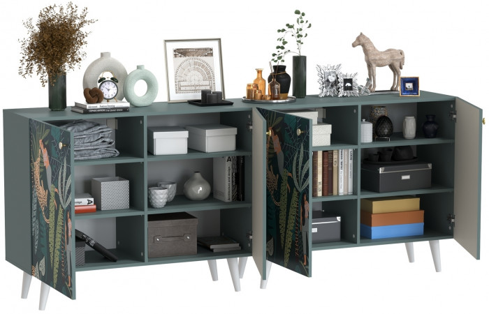 Либера Комод-тумба 16.230.01 + Либера Комод-тумба 16.230.01, пасифай/белый