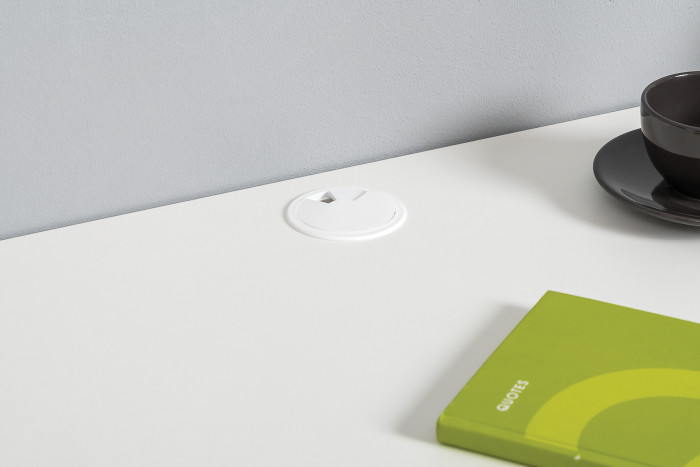 Торонто Компоновка № 04, цвет белый шагрень/стальной серый, ШхГхВ 240х53,1х195,7 см., универсальная сборка