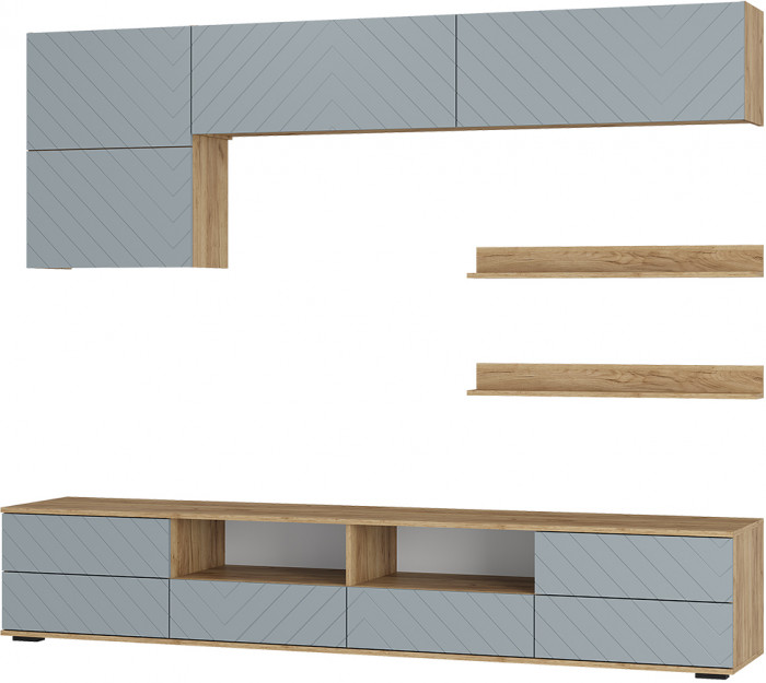 Гостиная Камелия ГС-01, Крафт, Шарли бриз