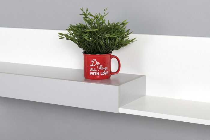 Торонто Компоновка № 05, цвет белый шагрень/стальной серый, ШхГхВ 280х53,1х195,7 см., универсальная сборка