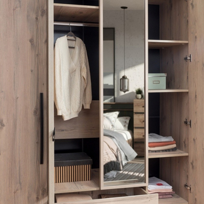 Шкаф для одежды и белья Натуре 555, гаскон пайн