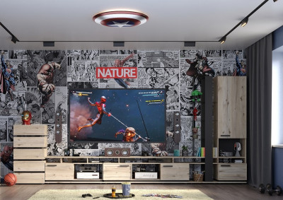 Гостиная Натуре. Комплект 2, гаскон пайн