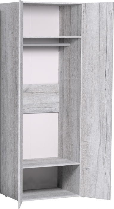 Шкаф для одежды с зеркалами Нео 54, дуб шавиниган