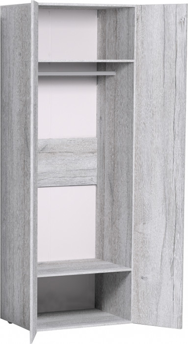 Шкаф для одежды с зеркалами Нео 54, дуб шавиниган