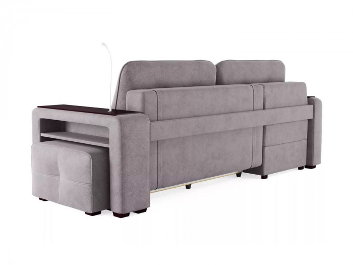 Диван угловой Smart 4 Б3-1Пф-2Т-Б4 Велюр Кашемир 890