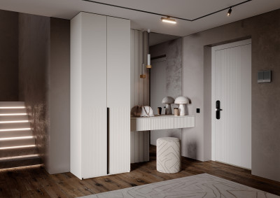 Полка косметическая со шкафом 2х-ств Марвэл, Кашемир