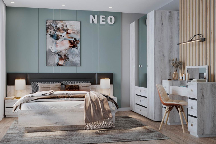 Спальня Нео. Комплект 1, Дуб шавиниган