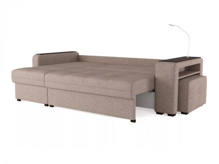 Диван угловой Smart 4 Б3-1Пф-2Т-Б4 Рогожка Sherlock 932