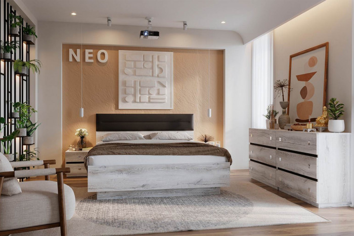 Спальня Нео. Комплект 2, Дуб шавиниган