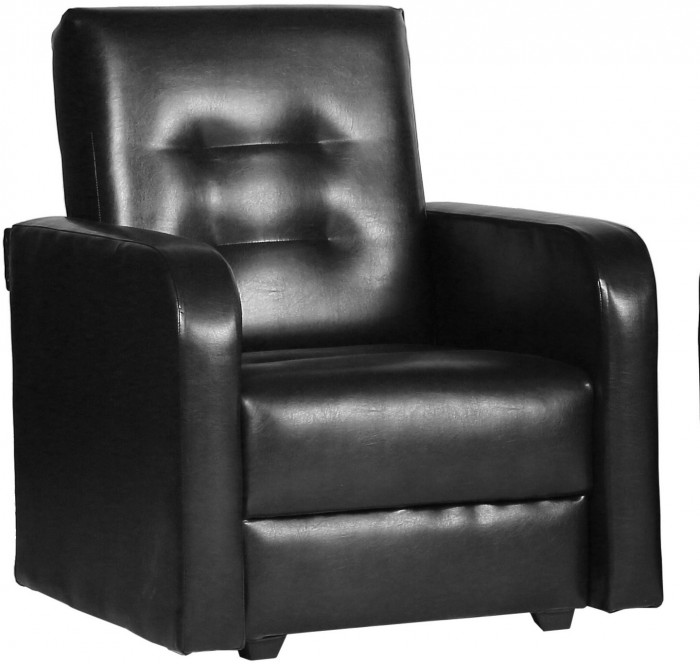 Кресло Аккорд, экокожа черный