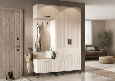 Флэш Прихожая, вариант №3, Кашемир/Кашемир