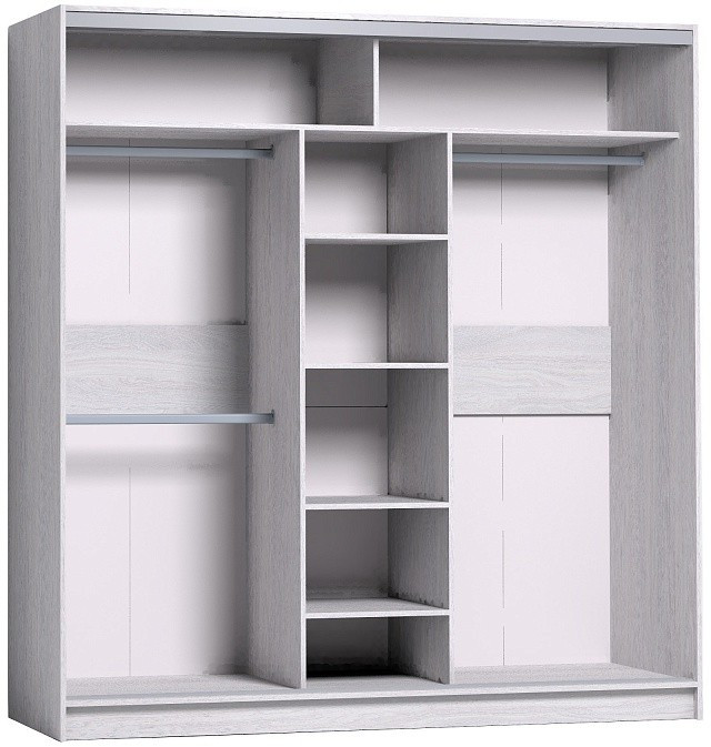 Шкаф-купе Стрике 2000 Ясень Анкор светлый