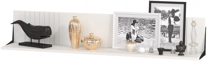 Валенсия Гостиная № 068, ЛДСП белый шагрень/МДФ белый шагрень