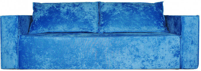 Диван-еврокнижка Лофт Люкс Плюш, 140х195, синий